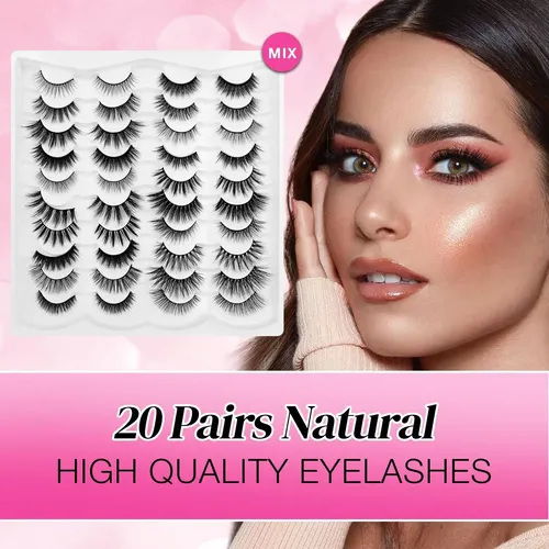 Pestañas Postizas Mixtas 20 Pares Path To Love 20 Estilos