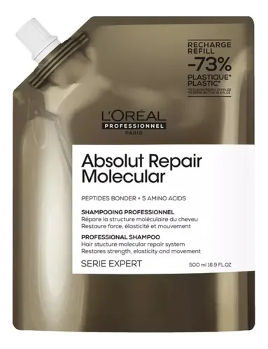 Refill Shampoo L’Oréal Absolut Repair Molecular 500ml