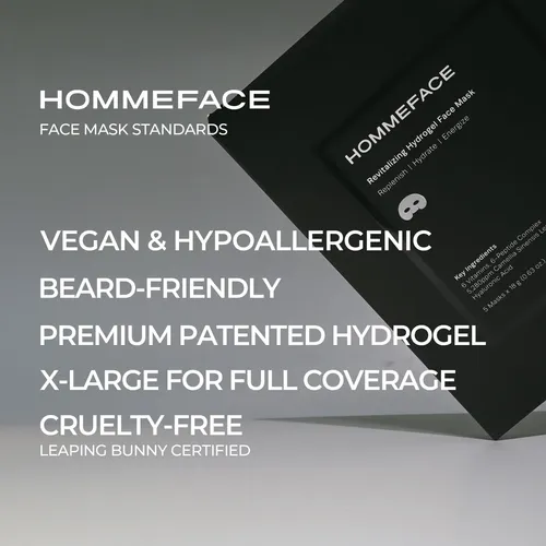 Hommeface Mascarillas Hidrogel Revitalizantes 5 Unidades