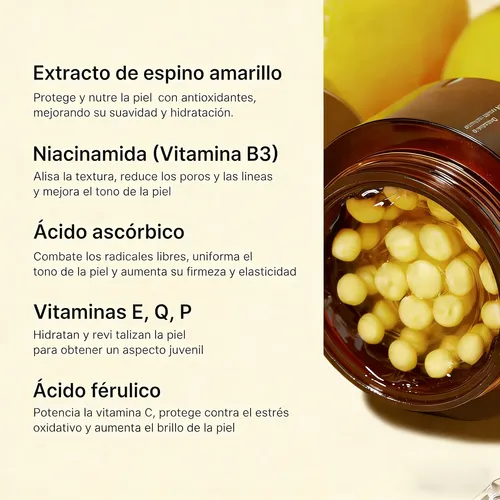 Ss/crema Cápsula Dorada Ilumina Y Tensa La Pielaa
