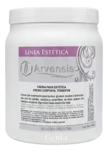 Crema Tonificante Tensofem Gluteos Abdomen 1kilo Arvensis