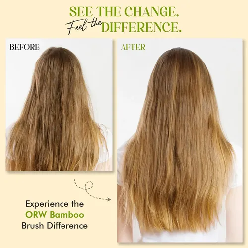Cepillo De Bambú Natural Para El Crecimiento Del Cabello