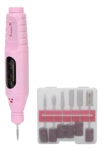 Set De Limas De Uñas Eléctricas Usb, Perforadora Portátil, 6