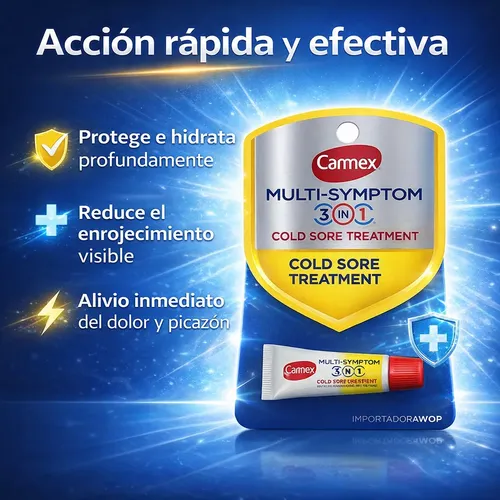 Carmex Bálsamo Labial Herpes Alivio Original Usa 15spf