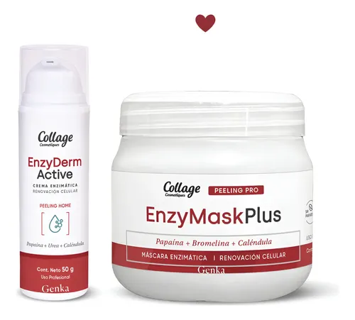 Crema Facial Enzimática 50g +mascara Enzimatica 250g Collage