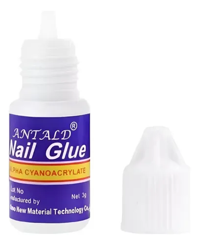 Pegamento X10 Nail Glue Uñas Postizas Tips Strass Gotero