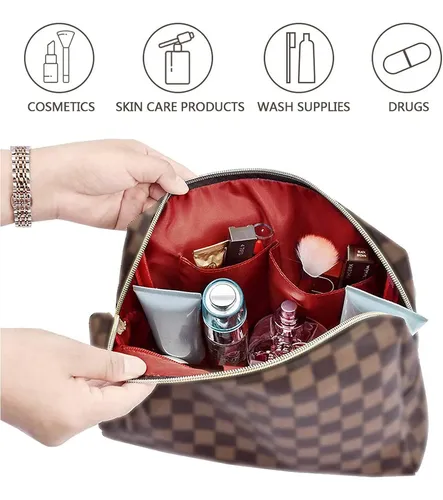 Cys Kit Bolsas Maquillaje Xadrez Elegante Neceser Viaje Ys