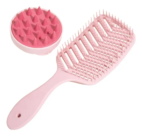 3 Cepillo Desenredante Hollow Out Para Cabello 3 Piezas