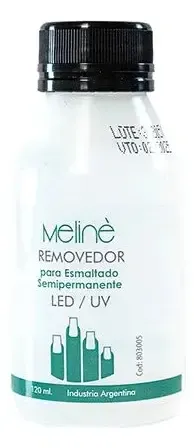 Removedor De Esmalte Gel De Cabina X120 Ml Meliné