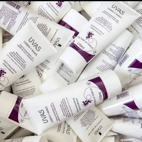 Crema De Cuerpo Y Manos 170ml X 4 Unidades Uvas Cosméticos