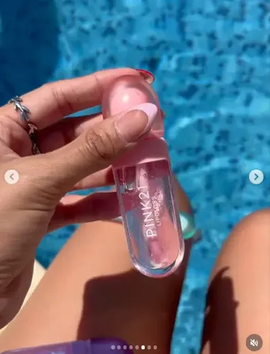 Gloss Labial Pink21 Glam Gloss Glow Con Glitter