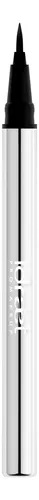 Delineador de ojos líquido Idraet Pro Make Up Liquid Eyeliner Precision color black con acabado mate
