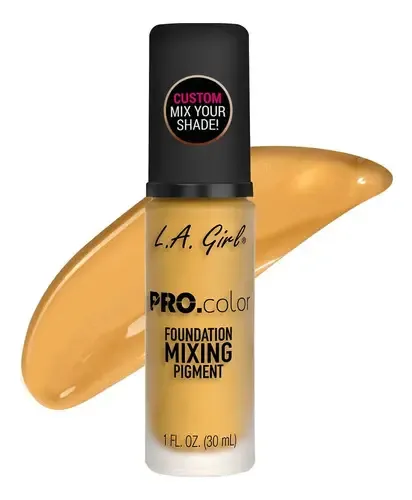 Base De Maquillaje Liquido La Girl Pro Color Matte 30 Ml Tono Yellow