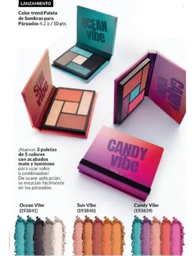 Avon Color Trend – Paleta De Sombras 5 Colores Sun Vibe