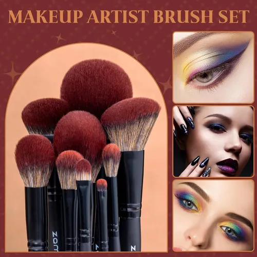 Set De Brochas De Maquillaje Zamel 26 Piezas Premium Negro C