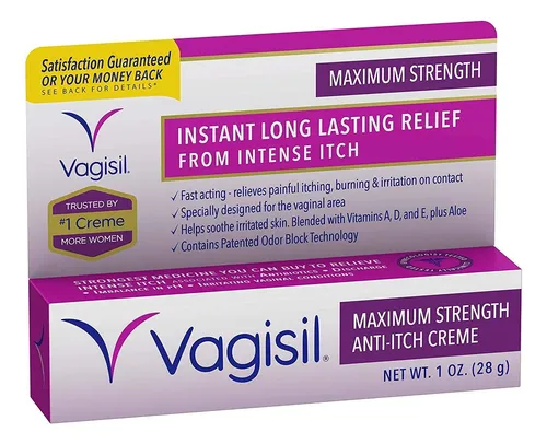 Crema Vagisil Fortaleza Máxima Para Píe Picazón Vaginal