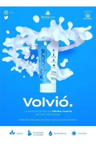 Crema Hidratante Aqualane (pack 6 Unidades)