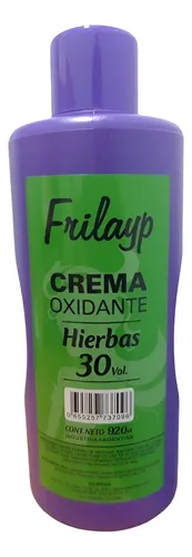 Crema Oxidante Agua Oxigenada De Hierbas Frilayp 30vol 920ml