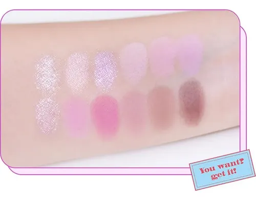 Paleta De Sombras Colorgram Pin Point 03 Rosa Y Lavanda
