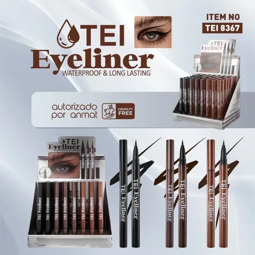 Delineador De Ojo Tei Liquido Waerproof De Larga Duracion