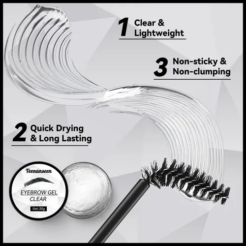 Gel Para Cejas Larga Duración Kit Cera Impermeable 60ml