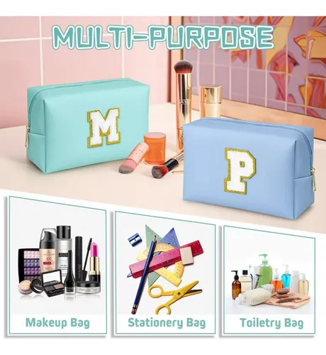 Neceser De Viaje Pequeño Topeast Para Mujer, Color Azul