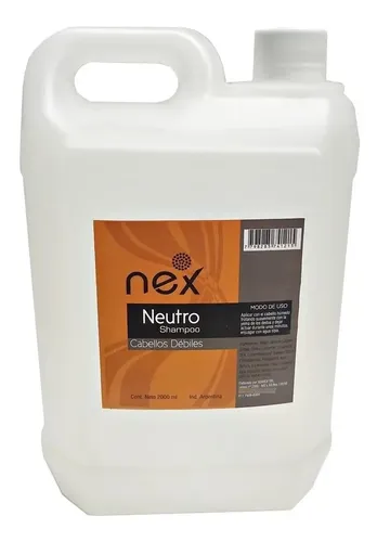 Shampoo Nex Neutro Bidón 5 Litros Cabellos Débiles