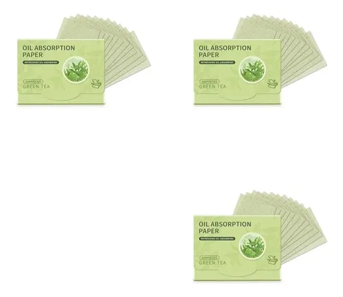 Papel Secante For Aceite De Té Verde Fresco (300 Unidades)