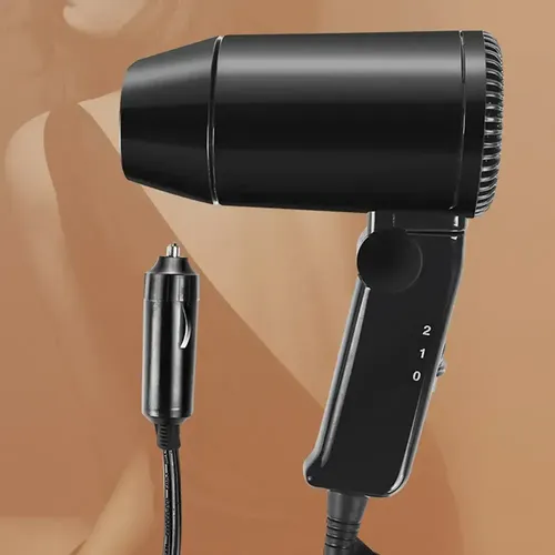 Desempañador Secador De Pelo Auto 210w Portátil Carwing Negro