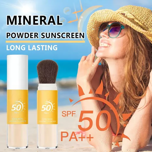 Polvo Spf 50 Mineral Con Brocha Integrada