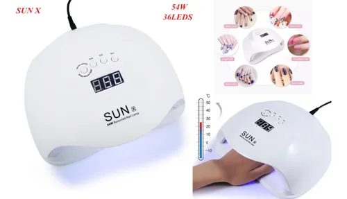 Cabina X54 Watts Sun, Para Secado De Uñas Uv/led Digital
