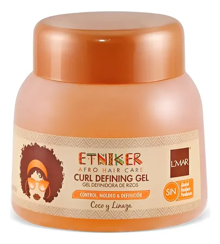 Gel Definidor De Rizos Etniker Para Cabello Rizado Y Ondulad