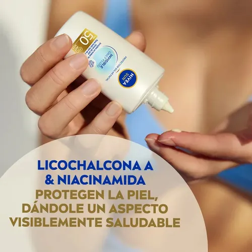 Protector Solar Facial Nivea Sun Invisible Daily Fluid 40ml