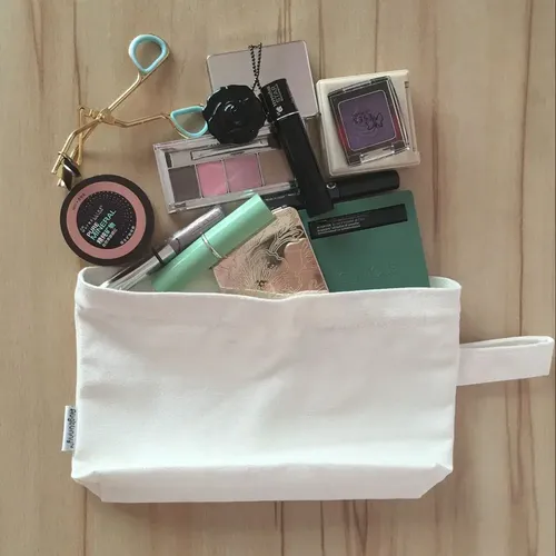 Bolsa De Maquillaje Augbunny De Lona Multiusos De Algodón, P