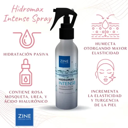Spray Suero Hidromax Intense Hialuronico 150ml Zine Momento De Aplicación Día/noche Tipo De Piel Todo Tipo De Piel