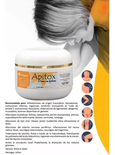 Crema Apitox X 2 Sin Dolores Artritis Reuma Golpes Varices