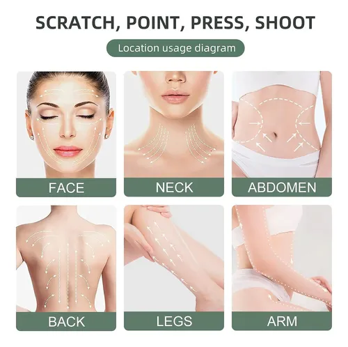 Tabla Gua Sha Para Rostro, Cuello Y Cuerpo Con Piedra De Cua