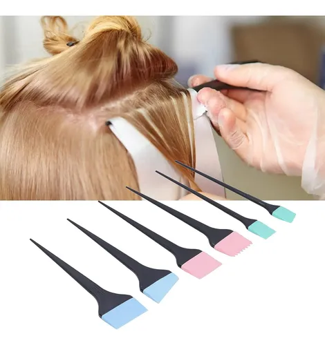 Juego De 6 Pinceles Aplicadores De Tinte Para Cabello