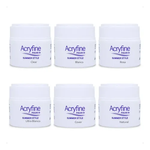 Kit X7 Uñas Esculpidas Manicura Acrifine