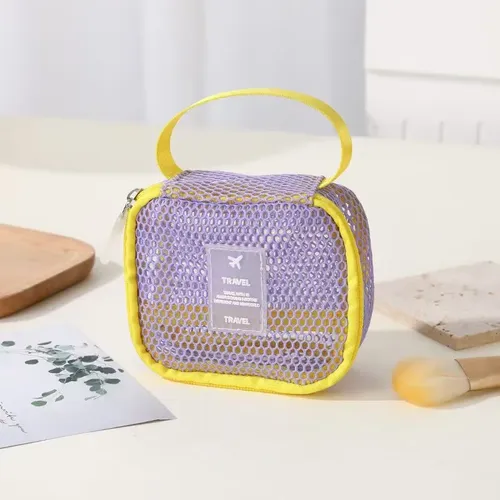 L~h Bolso For Llaves Pequeño Transparente De Maquillaje **