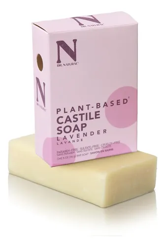 Jabón Dr. Natural Pure Castile Lavender 150 Ml Con Manteca D