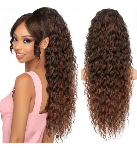 Extensión De Cola De Caballo Shinmin, Cabello Sintético Riza