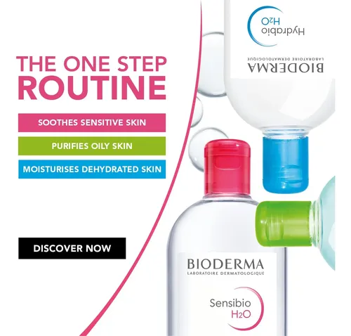 Agua Micelar Bioderma Hydrabio H2o 500ml Para Piel Deshidrat