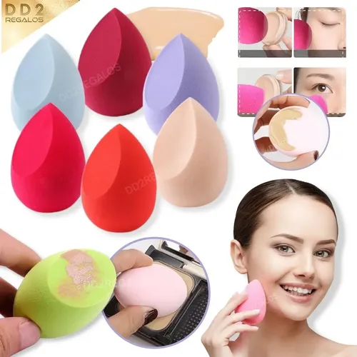 Esponjas Blender Aplicar Maquillaje Base Corrector Recto