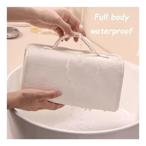 Neceser De Maquillaje Plegable E Impermeable Para Viaje
