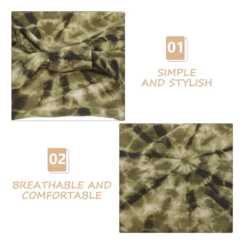 Bandana Decorativa Para El Pelo, Diadema Para Sudar, Con Nud