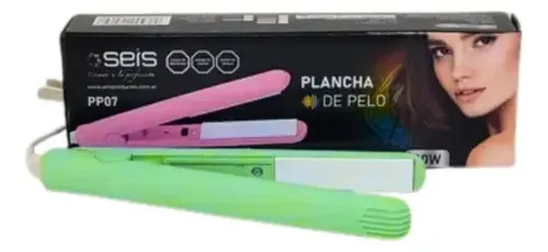 Mini Plancha Pelo Cerámica De Viaje Portátil Flequillera