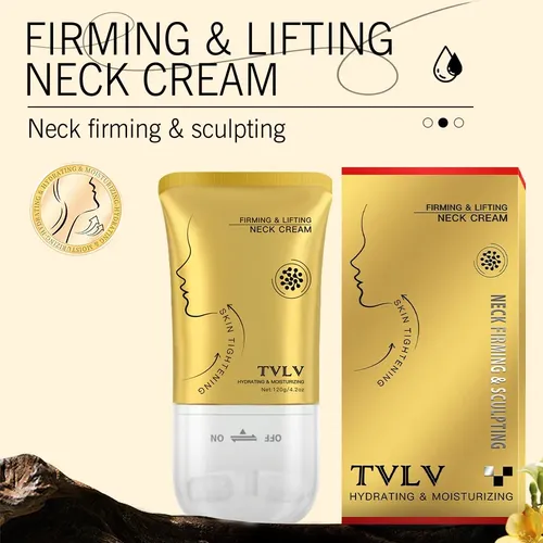 Crema Reafirmante Cuello Tvlv 120g Con Masajeador Todo Tipo