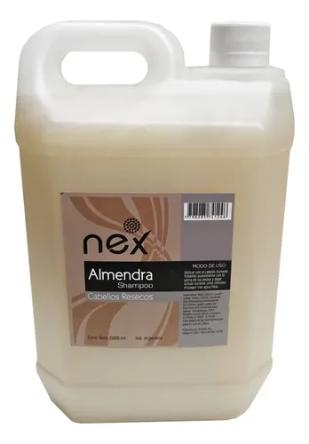 Shampoo Almendras Para Cabellos Resecos Bidon X 2lt Nex