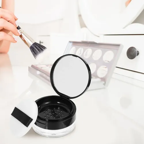 Caja De Polvo Suelto De Maquillaje Vacía Portátil, Botella D